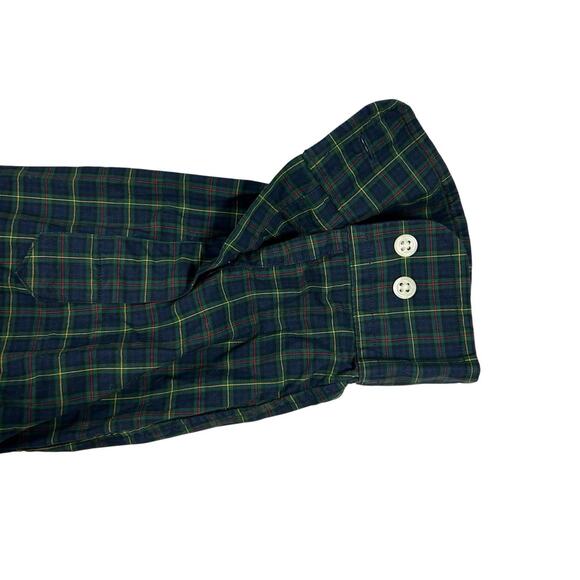 Ralph Lauren Dress Shirt 16 32/33 Button Up Plaid Long Sleeve Preppy Classic - Picture 4 of 15